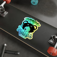 Load image into Gallery viewer, Teddy Tribe Holographic Die-cut Sticker 6”x6”
