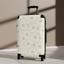 Load image into Gallery viewer, Hibiscus Suitcase (Off White)