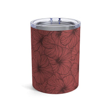 Load image into Gallery viewer, Hibiscus Tumbler Cup 10oz (Pink)