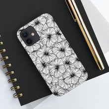 Load image into Gallery viewer, Hibiscus Phone Case (B&W)