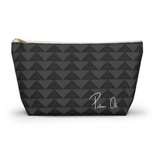 Load image into Gallery viewer, ‘Io Script Accessory Pouch w T-bottom (Gray)