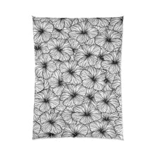 Load image into Gallery viewer, Hibiscus Comforter (B&W)