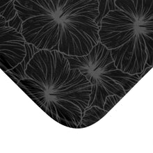 Load image into Gallery viewer, Hibiscus Bath Mat (Gray)