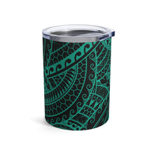 Load image into Gallery viewer, Tribal Tumbler Cup 10oz (Teal)