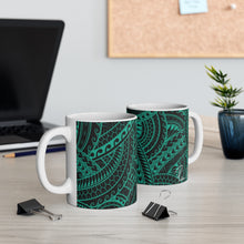 Load image into Gallery viewer, Tribal Graphic Mug 11oz (Teal)