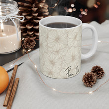Load image into Gallery viewer, Hibiscus Graphic Mug 11oz (Off White)