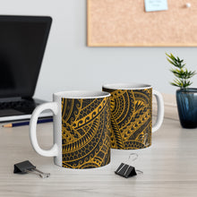 Load image into Gallery viewer, Tribal Graphic Mug 11oz (Yellow)
