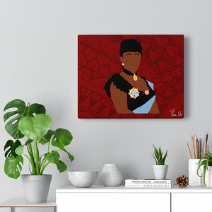 Queen Liliuokalani Canvas Gallery Wraps (Red)