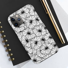 Load image into Gallery viewer, Hibiscus Phone Case (B&W)