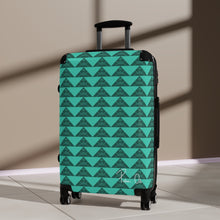 Load image into Gallery viewer, ‘Io Script Suitcase (Teal)