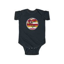 Load image into Gallery viewer, Kanaka Kollection Palena ‘Ole Flag Infant Fine Jersey Bodysuit (White)