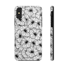 Load image into Gallery viewer, Hibiscus Phone Case (B&W)