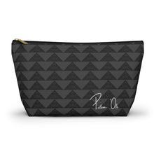 Load image into Gallery viewer, ‘Io Script Accessory Pouch w T-bottom (Gray)