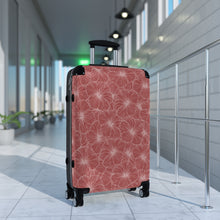 Load image into Gallery viewer, Hibiscus Cabin Suitcase (Light Pink)