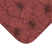 Load image into Gallery viewer, Hibiscus Bath Mat (Pink)