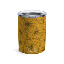 Load image into Gallery viewer, Hibiscus Tumbler Cup 10oz (Yellow)