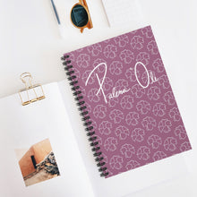 Load image into Gallery viewer, Puakenikeni Spiral Notebook - Ruled Line (Purple)

