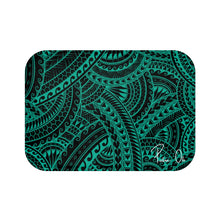 Load image into Gallery viewer, Tribal Bath Mat (Teal)