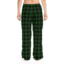 Load image into Gallery viewer, Women’s Kanaka Plaid Pajama Pants (Green)