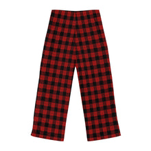 Load image into Gallery viewer, Women’s Kanaka Plaid Pajama Pants (Red)