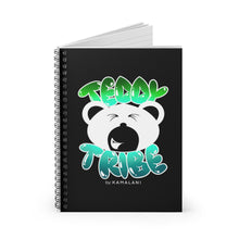Load image into Gallery viewer, TEDDY TRIBE Spiral Notebook - Ruled Line (Black)
