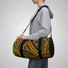 Load image into Gallery viewer, Tribal Script Duffel Bag (Yellow)