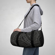 Load image into Gallery viewer, Tribal Script Duffel Bag (Gray)