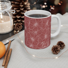 Load image into Gallery viewer, Hibiscus Graphic Mug 11oz (Light Pink)
