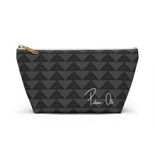 Load image into Gallery viewer, ‘Io Script Accessory Pouch w T-bottom (Gray)