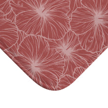 Load image into Gallery viewer, Hibiscus Bath Mat (Light Pink)