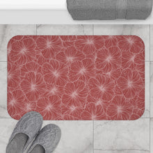 Load image into Gallery viewer, Hibiscus Bath Mat (Light Pink)