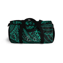 Load image into Gallery viewer, Tribal Script Duffel Bag (Teal)