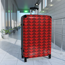 Load image into Gallery viewer, ‘Io Script Suitcase (Red)