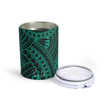 Load image into Gallery viewer, Tribal Tumbler Cup 10oz (Teal)
