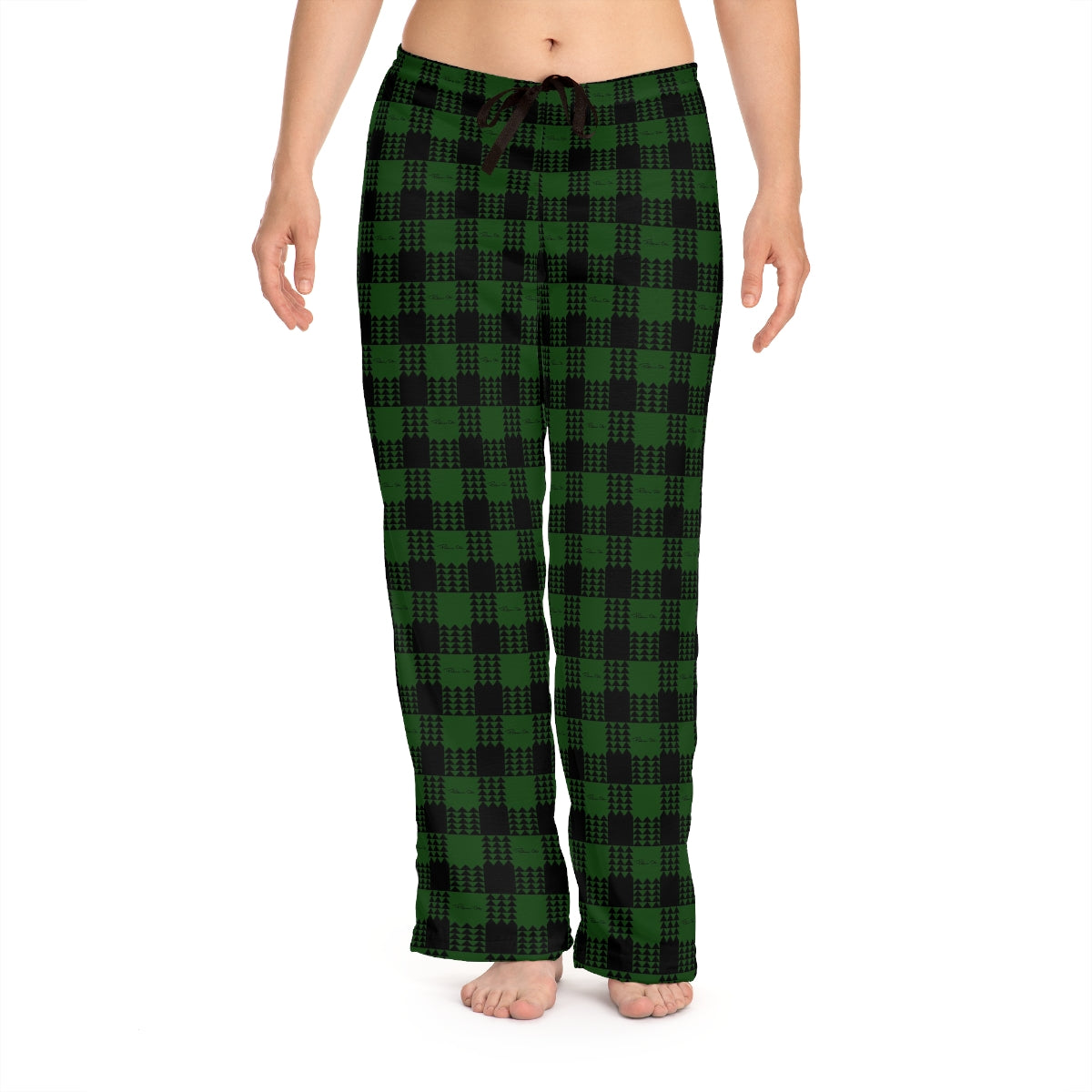 Women’s Kanaka Plaid Pajama Pants (Green)
