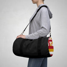 Load image into Gallery viewer, Kanaka Kollection Tribal Flag Duffel Bag (White)