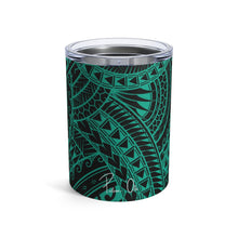 Load image into Gallery viewer, Tribal Tumbler Cup 10oz (Teal)
