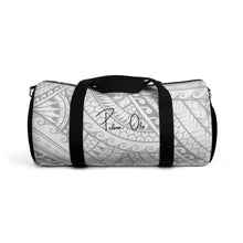 Load image into Gallery viewer, Tribal Script Duffel Bag (White)