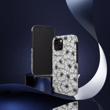 Load image into Gallery viewer, Hibiscus Phone Case (B&W)