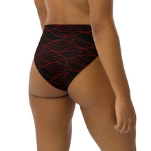 Load image into Gallery viewer, NALU high-waisted bikini bottom (Red)