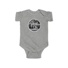 Load image into Gallery viewer, Kanaka Kollection Palena ‘Ole Flag Infant Fine Jersey Bodysuit (B&W)