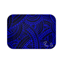 Load image into Gallery viewer, Tribal Bath Mat (Royal Blue)