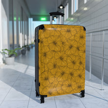 Load image into Gallery viewer, Hibiscus Suitcase (Yellow)