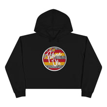 Load image into Gallery viewer, Kanaka Kollection Palena ‘Ole Flag Cropped Hoodie (Y&G)