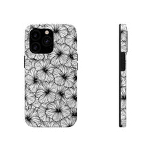 Load image into Gallery viewer, Hibiscus Phone Case (B&W)