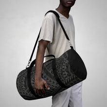 Load image into Gallery viewer, Tribal Script Duffel Bag (Gray)
