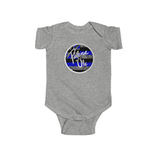 Load image into Gallery viewer, Kanaka Kollection Palena ‘Ole Flag Infant Fine Jersey Bodysuit (Royal Blue)