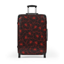 Load image into Gallery viewer, Hibiscus Suitcase (Red Outline)