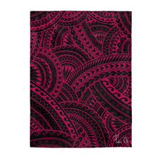 Load image into Gallery viewer, Tribal Velveteen Plush Blanket (Pink)