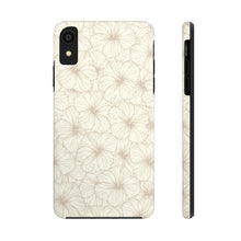 Load image into Gallery viewer, Hibiscus Phone Case (Off White)